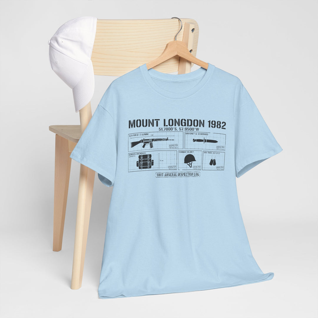 Mount Longdon 1982 T-Shirt — Falklands War Heritage Graphic