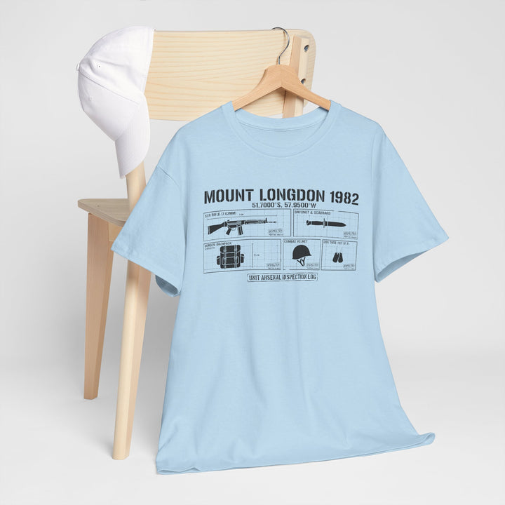 Mount Longdon 1982 T-Shirt — Falklands War Heritage Graphic