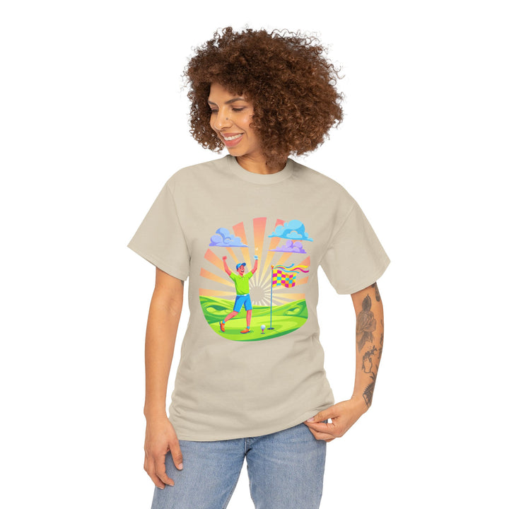 Golf Swing Silhouette Graphic Tee