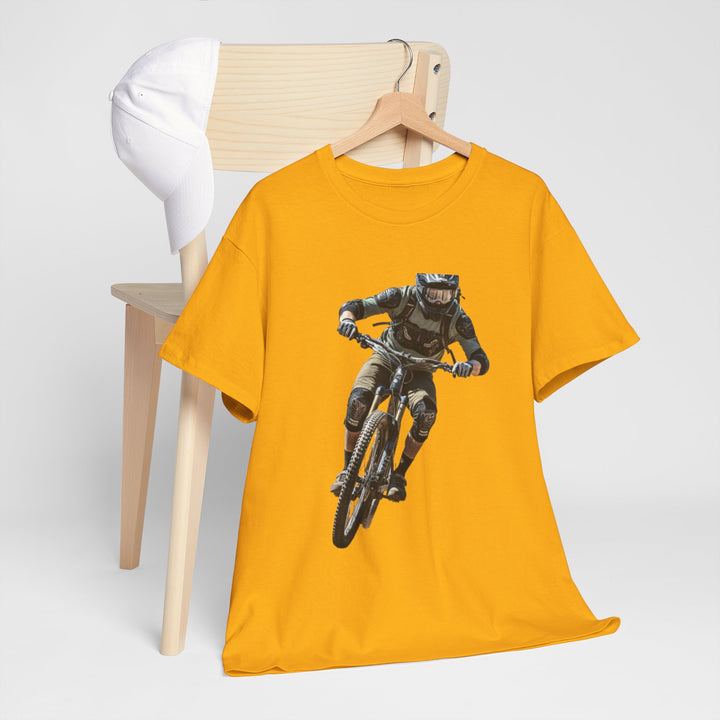Downhill MTB Rider Graphic Tee