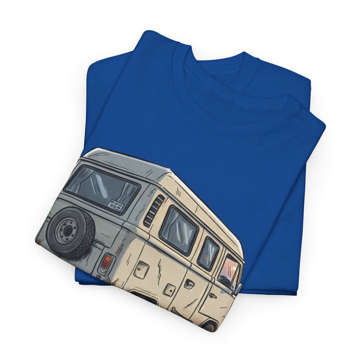 Retro Van Life Graphic T-Shirt - Classic Camper Van Adventure Tee