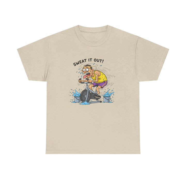Stay laughing while cycling with the Funny Spin Bike T-Shirt. Comfortable cotton with a witty design, ideal for spin sessions and gym workouts.
