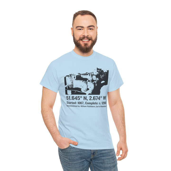 Chepstow Castle T‑Shirt — Historic Landmark Tee for Castle Lovers &amp; Travelers