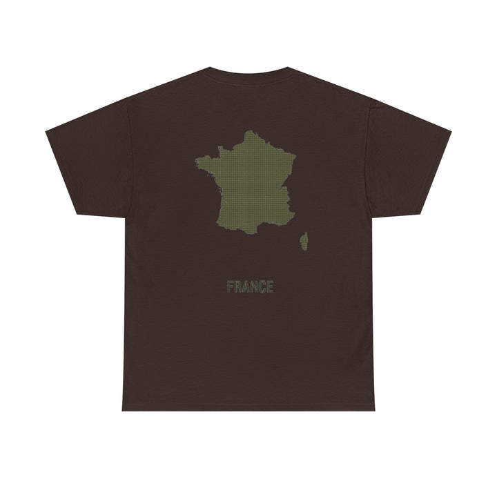 France Map Tee with "GALLUS" Chest Logo