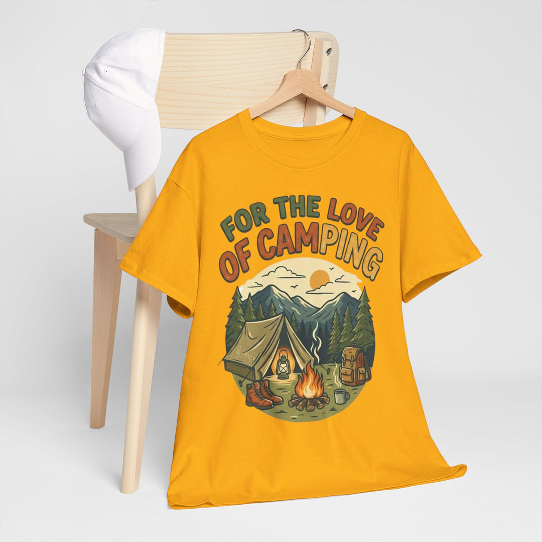 Retro Campfire Graphic T-Shirt - Vintage Style Camping Tee