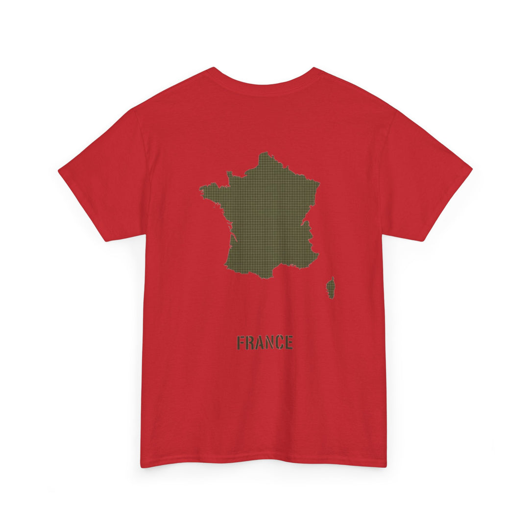 France Map Tee with "GALLUS" Chest Logo