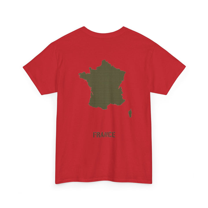 France Map Tee with "GALLUS" Chest Logo