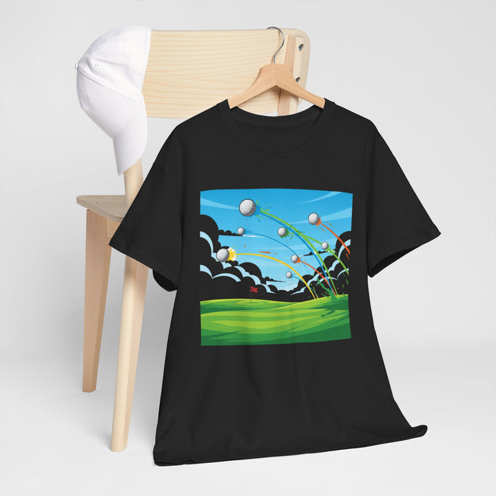 Golf Ball Flight T-Shirt | Golf Graphic Tee
