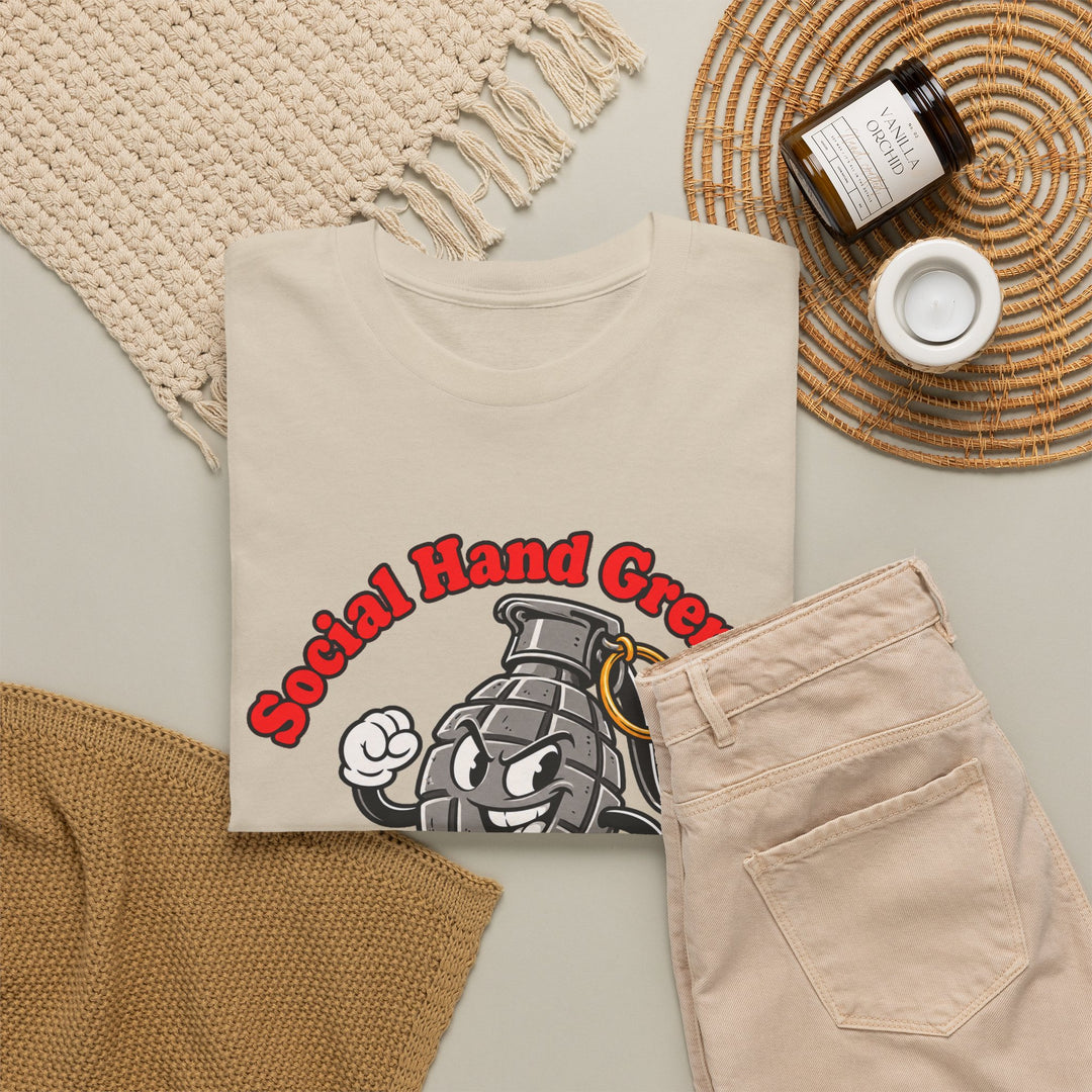 Social Hand Grenade T-Shirt — Military Humour Tee
