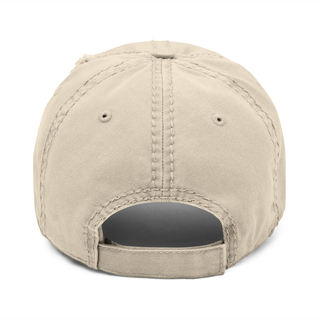 Distressed Embroidered Dad Hat - &