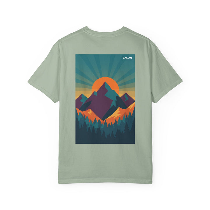 T-Shirt — Gallus Mountain Sunset Graphic Tee