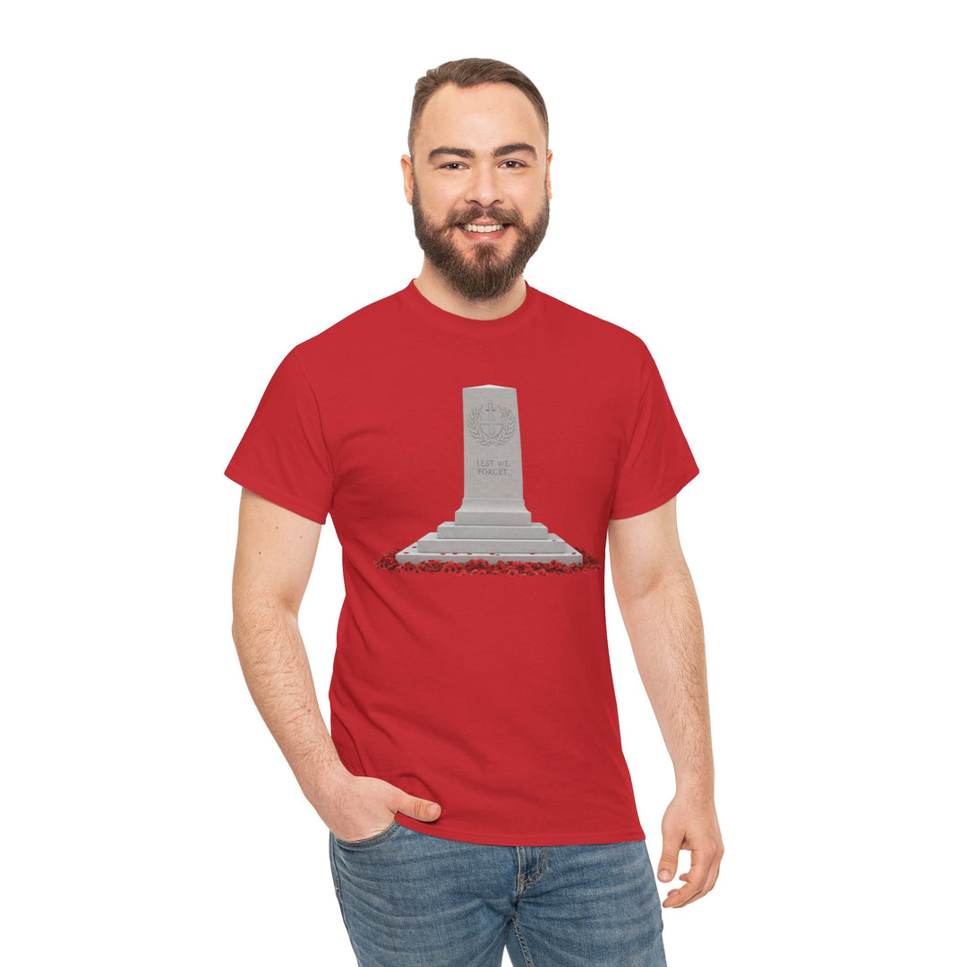 Cenotaph Memorial Tee — Tribute &amp; Remembrance Shirt