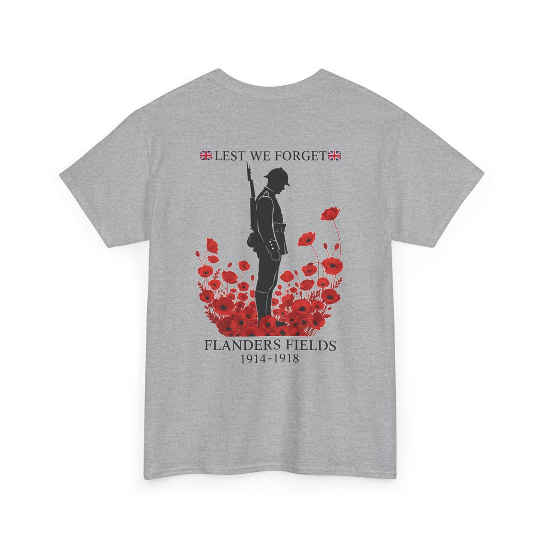 Flanders 1914–1918 T-Shirt — Great War Heritage Graphic