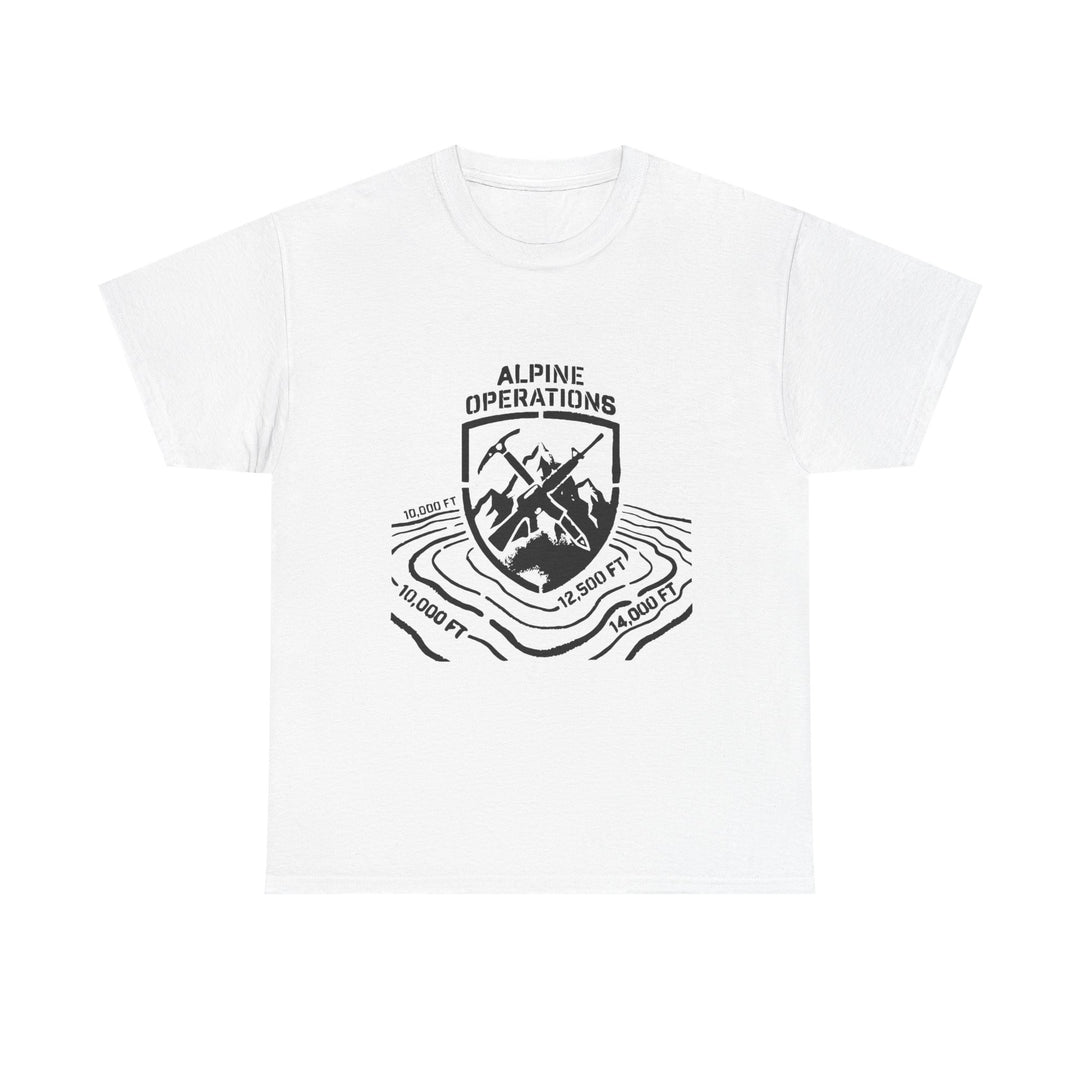 Alpine Operations Cotton Hiking Tee - Mountain Badge Edition