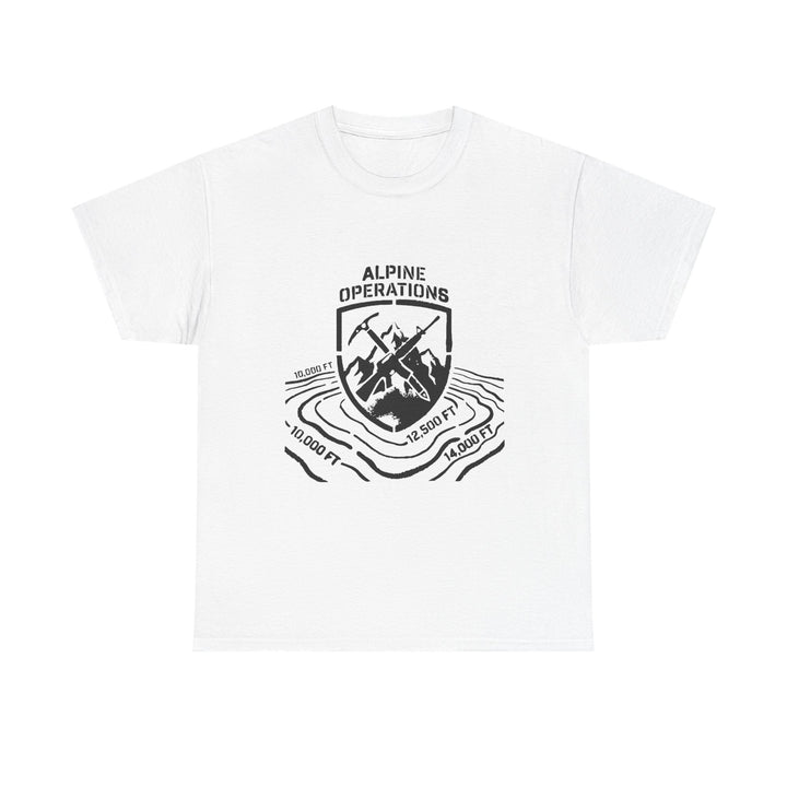 Alpine Operations Cotton Hiking Tee - Mountain Badge Edition