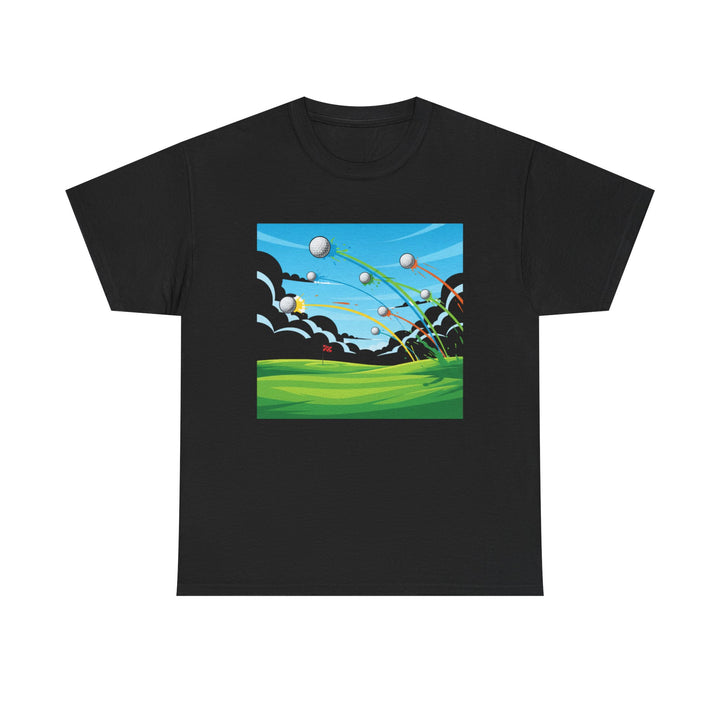 Golf Ball Flight T-Shirt | Golf Graphic Tee
