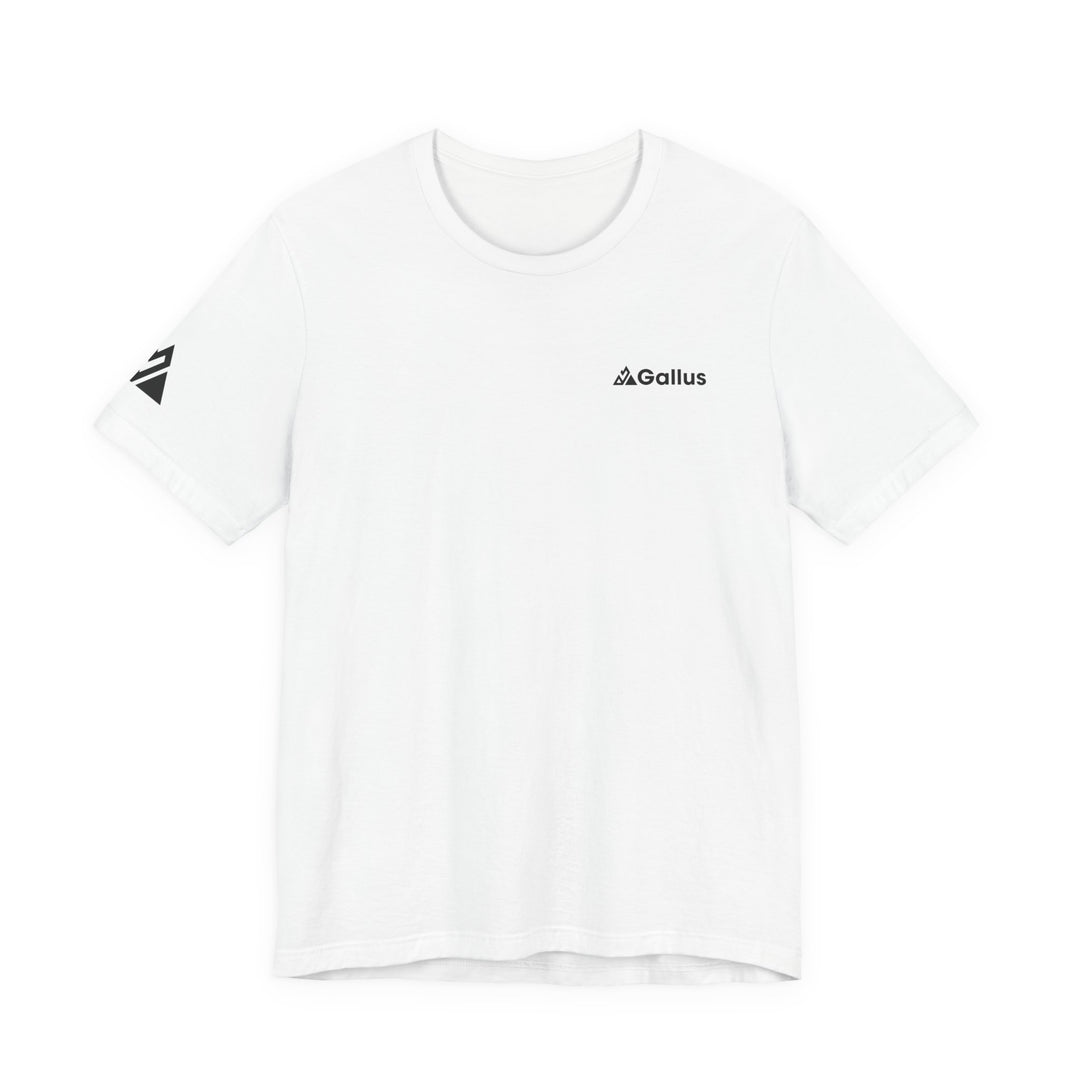 Gallus Minimal Logo T‑Shirt — Small Chest Emblem Casual Tee
