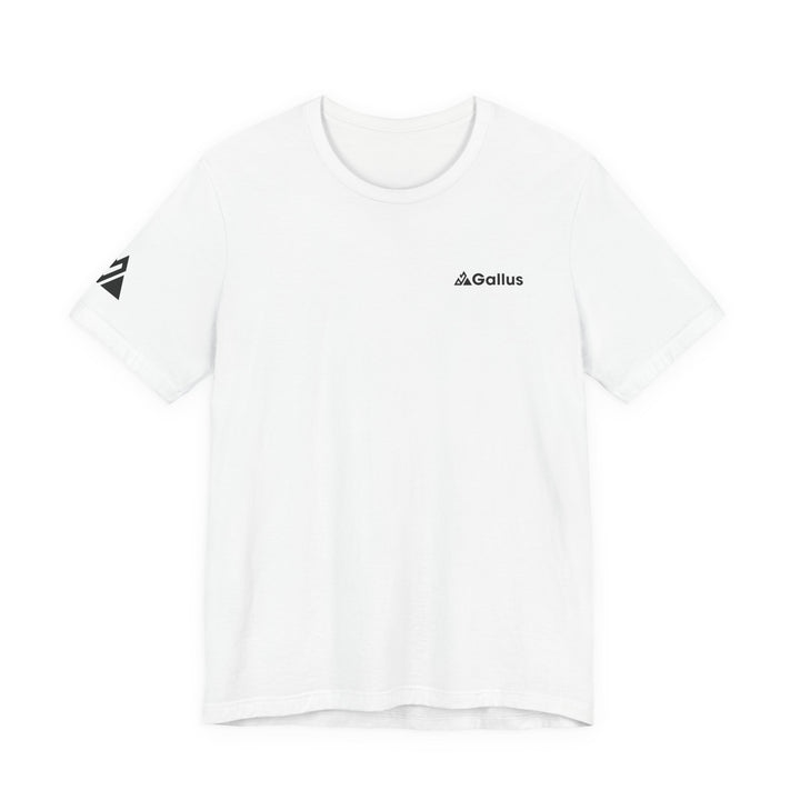Gallus Minimal Logo T‑Shirt — Small Chest Emblem Casual Tee