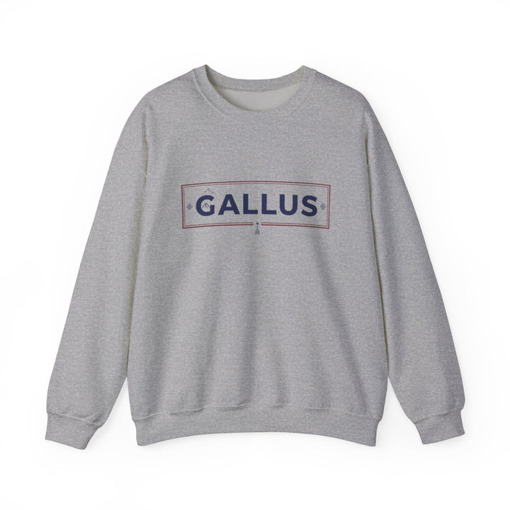 Spain Map Crewneck Sweatshirt — GALLUS Logo Travel Pullover