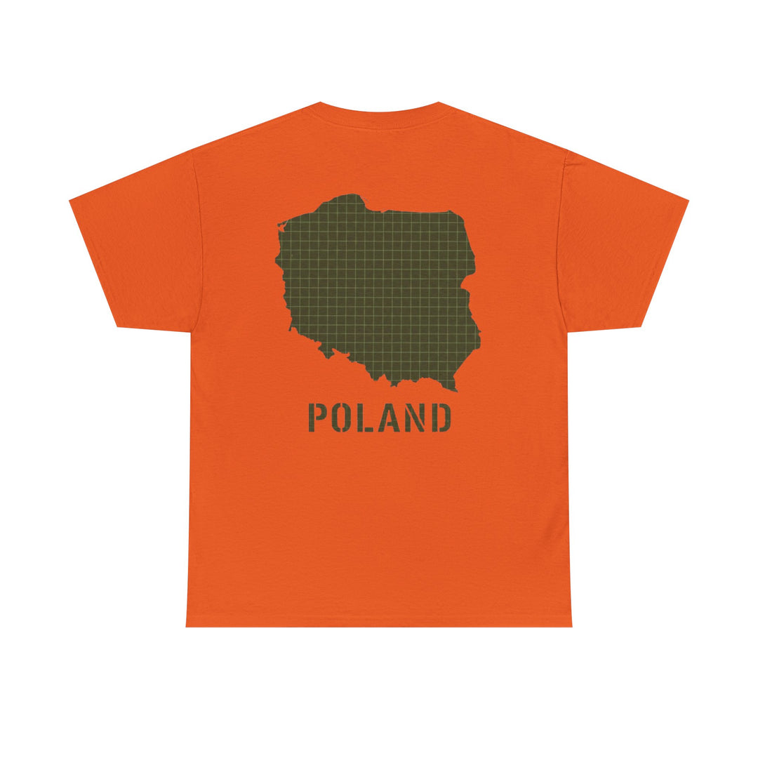Poland Map T-Shirt — Gallus Logo Military-Style Polish Pride Tee