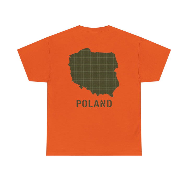 Poland Map T-Shirt — Gallus Logo Military-Style Polish Pride Tee