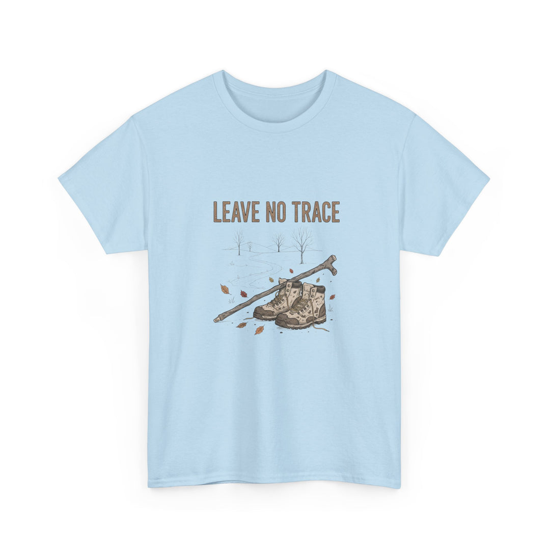 Leave No Trace Countryside Tee – a soft, breathable cotton T-shirt promoting respect for nature and responsible outdoor living.