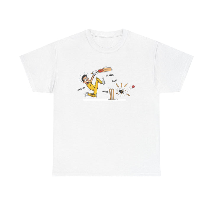 Cricket Batter Cartoon Tee | Cricket T-Shirt