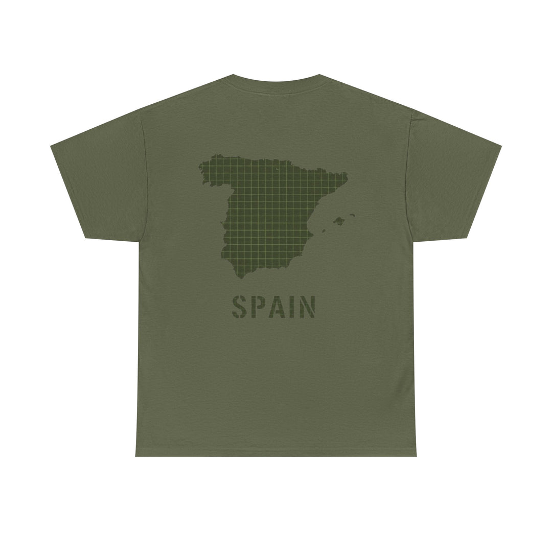 Spain Map Graphic Tee — Minimalist Travel T‑Shirt