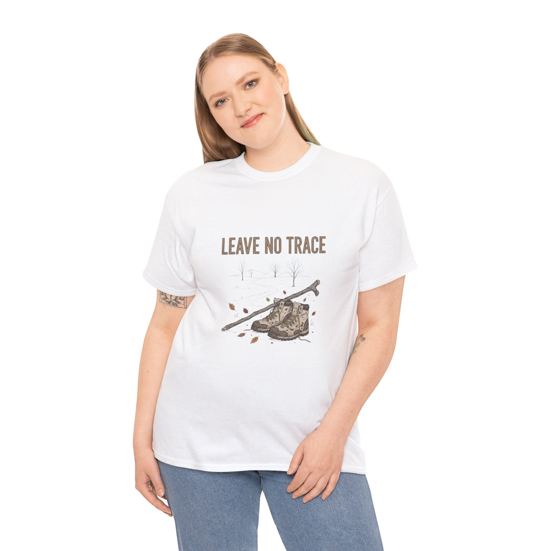 Leave No Trace Countryside Tee – a soft, breathable cotton T-shirt promoting respect for nature and responsible outdoor living.
