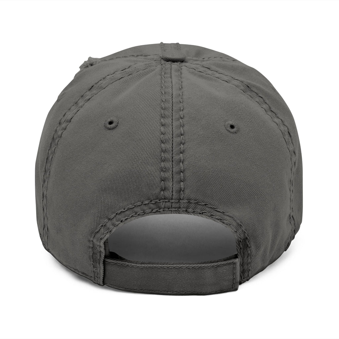 Distressed Embroidered Dad Hat - &