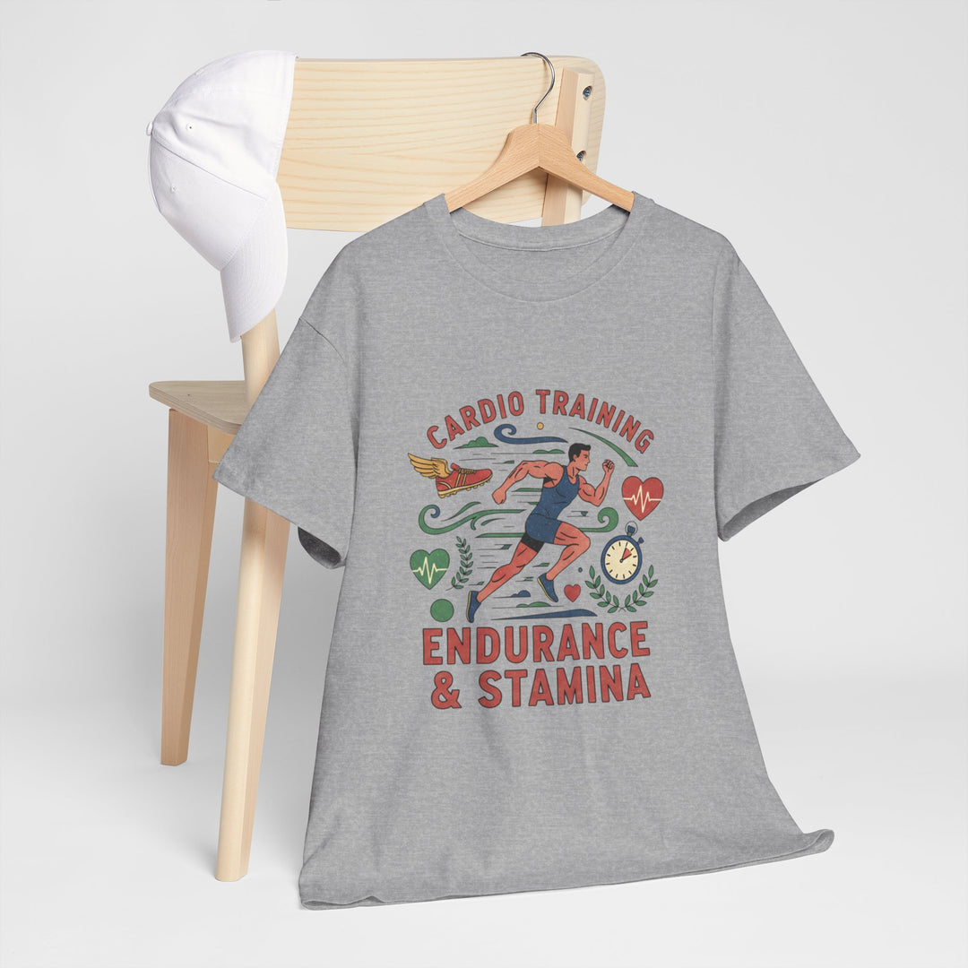 Cardio Training Tee - Fitness Running Workout Shirt