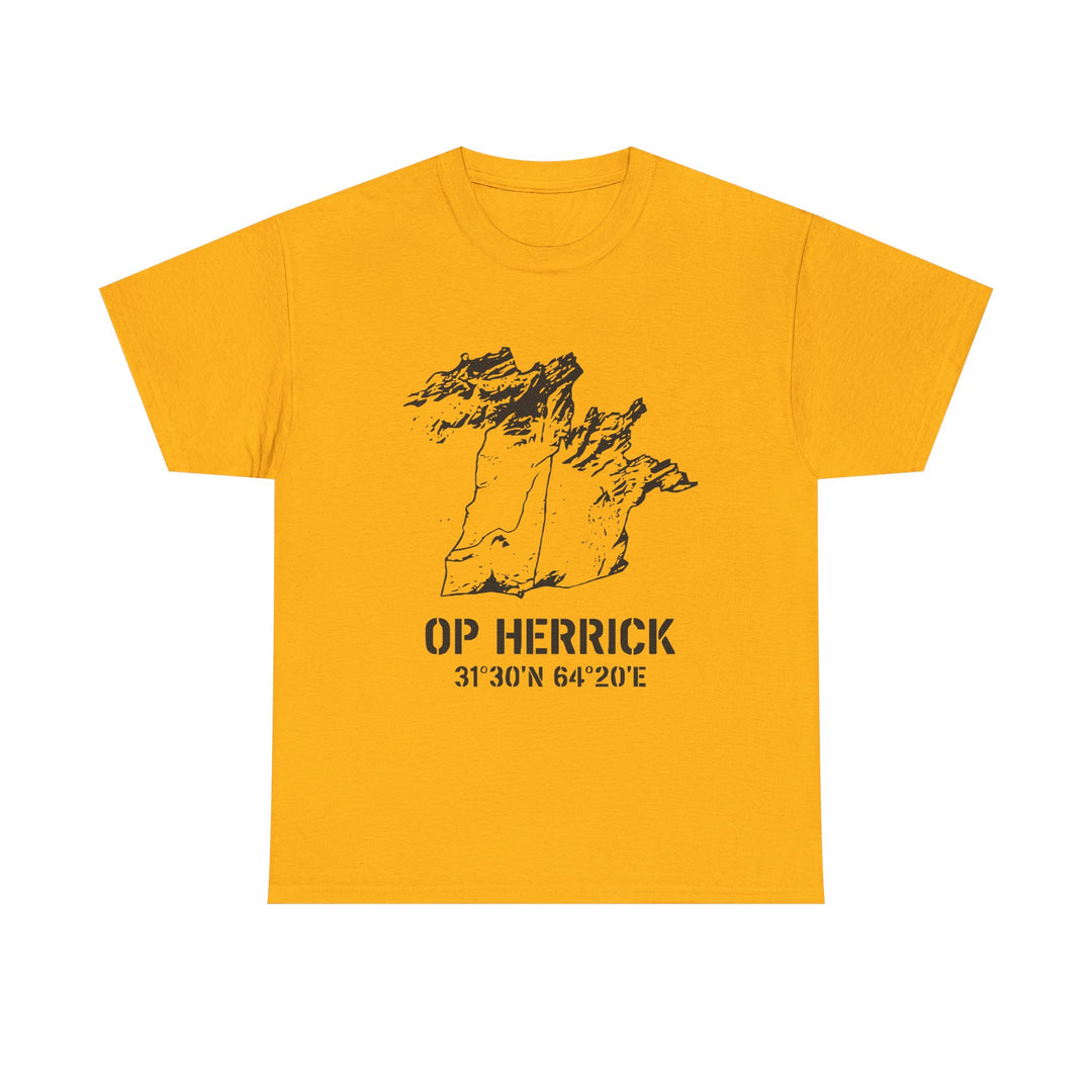 Op Herrick Lashkar Gah Coordinates T-Shirt - Helmand Province Military Graphic Tee