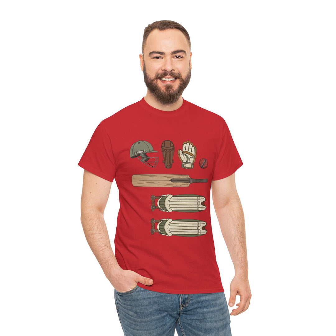 Cricket Gear Tee | Cricket Graphic T-Shirt