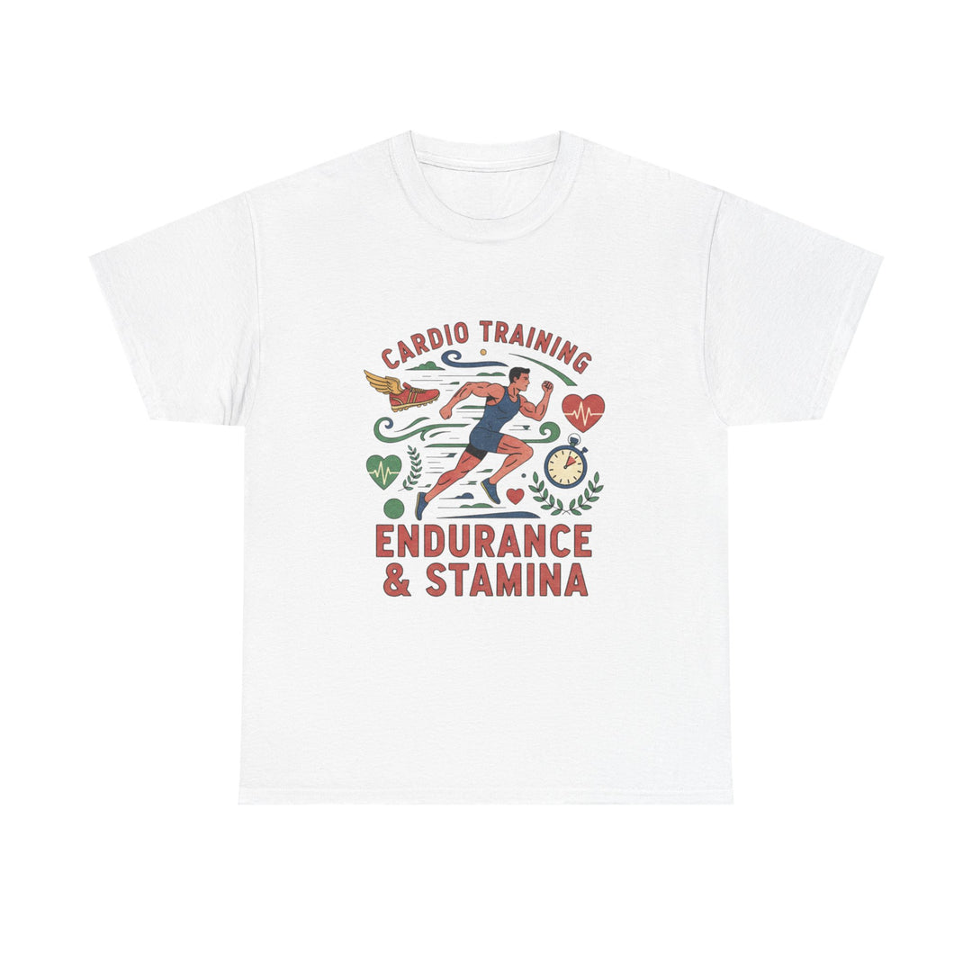 Cardio Training Tee - Fitness Running Workout Shirt