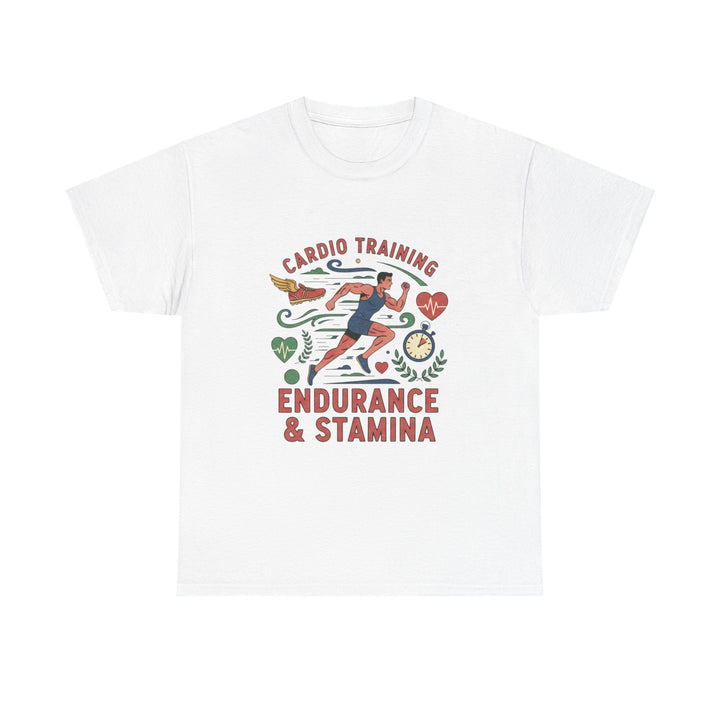 Cardio Training Tee - Fitness Running Workout Shirt