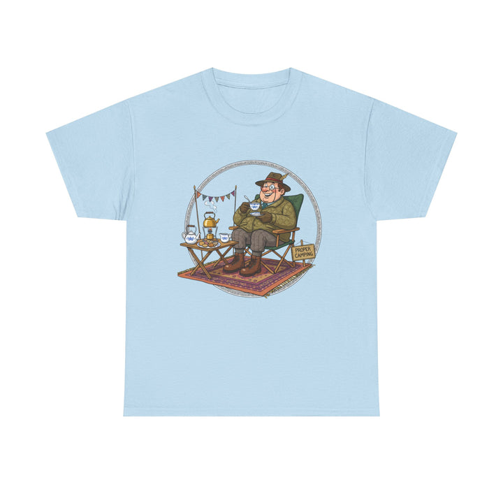 Retro Camping Grandpa Gift T-Shirt — Vintage Mountain Adventure Tee