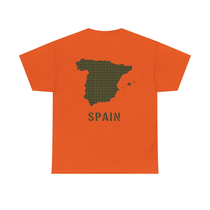Spain Map Graphic Tee — Minimalist Travel T‑Shirt