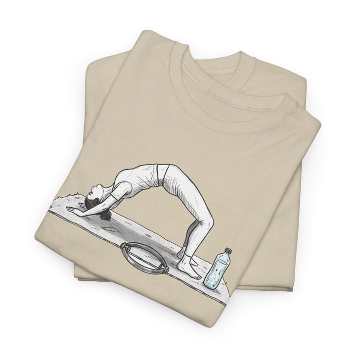 Pilates T‑Shirt – soft, breathable cotton designed for Pilates workouts. Comfortable, flexible, and perfect for reformer classes or everyday activewear.