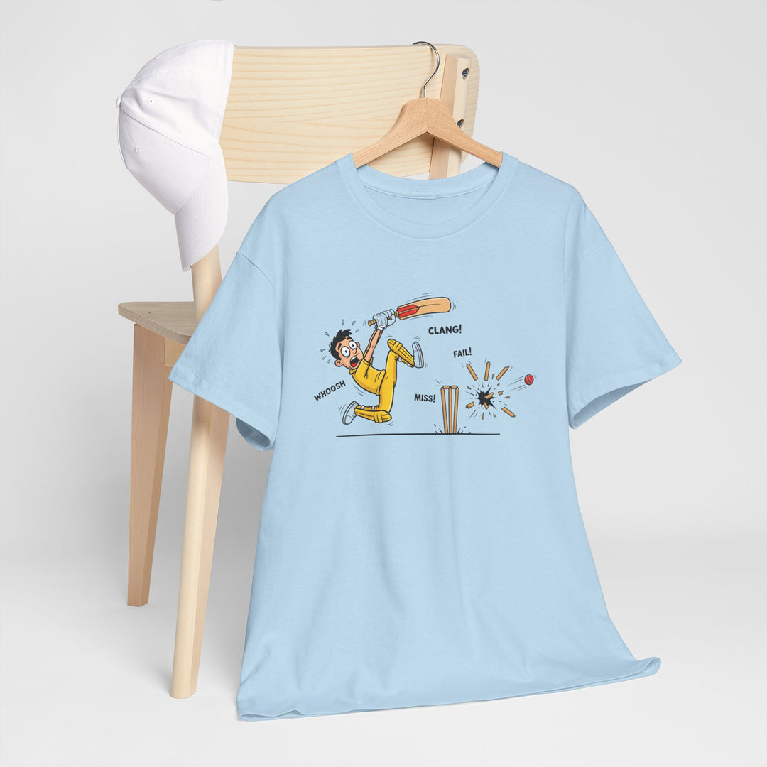 Cricket Batter Cartoon Tee | Cricket T-Shirt