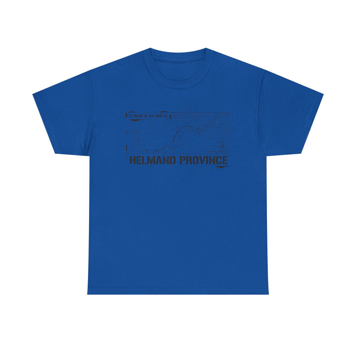 Op Herrick Helmand Province Map T-Shirt - Green Zone Military Graphic Tee
