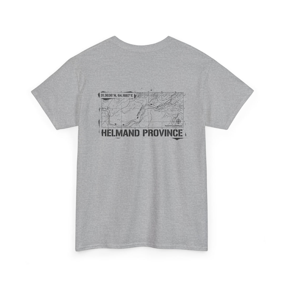 Operation HERRICK Helmand Province Map T-Shirt — Afghanistan Heritage — alternate product image 7