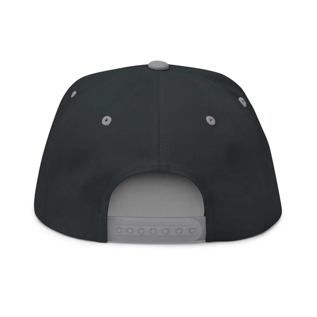 Flat Bill Cap - Embroidered "GALLUS" Retro Patch Snapback