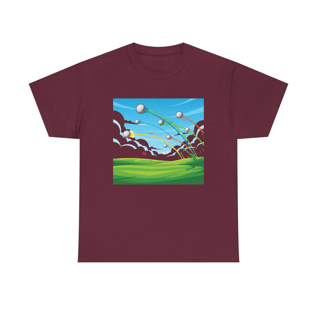 Golf Ball Flight T-Shirt | Golf Graphic Tee