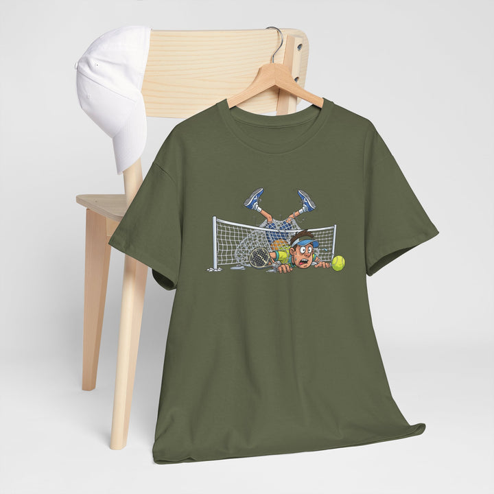 Padel Cartoon Goalie T-Shirt | Fun Padel Tee
