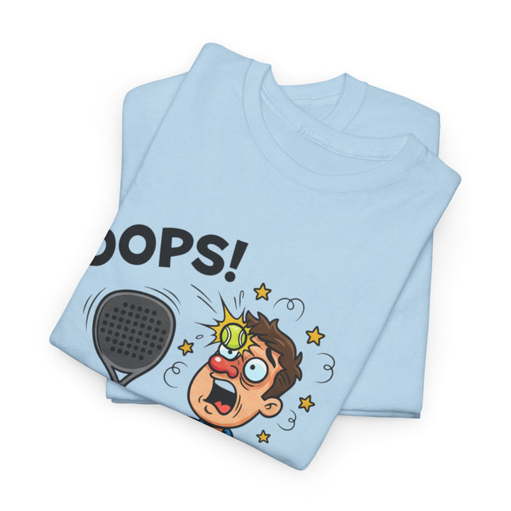 Cartoon Padel Oops! T-Shirt for Players