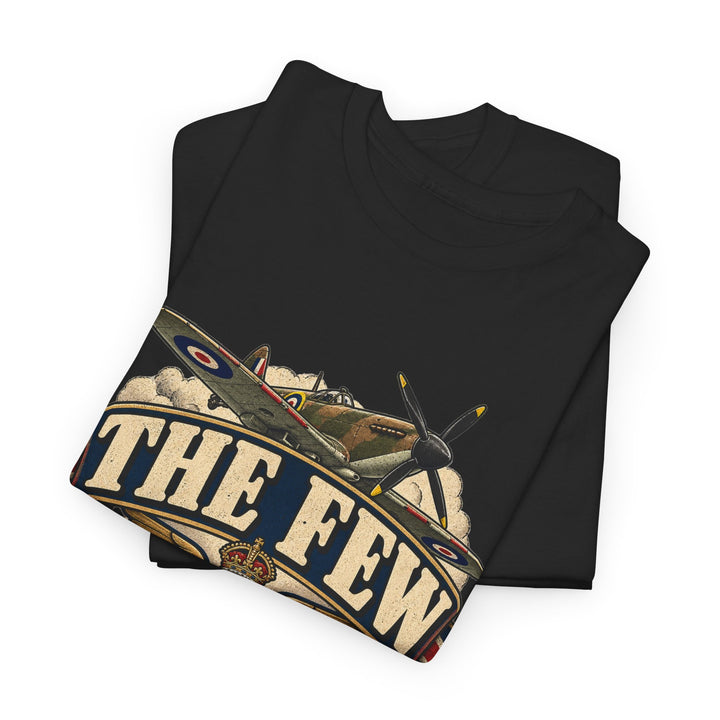 Spitfire T-Shirt — “The Few Had Quite a Lot of Help on the Ground” WWII Humour Tee