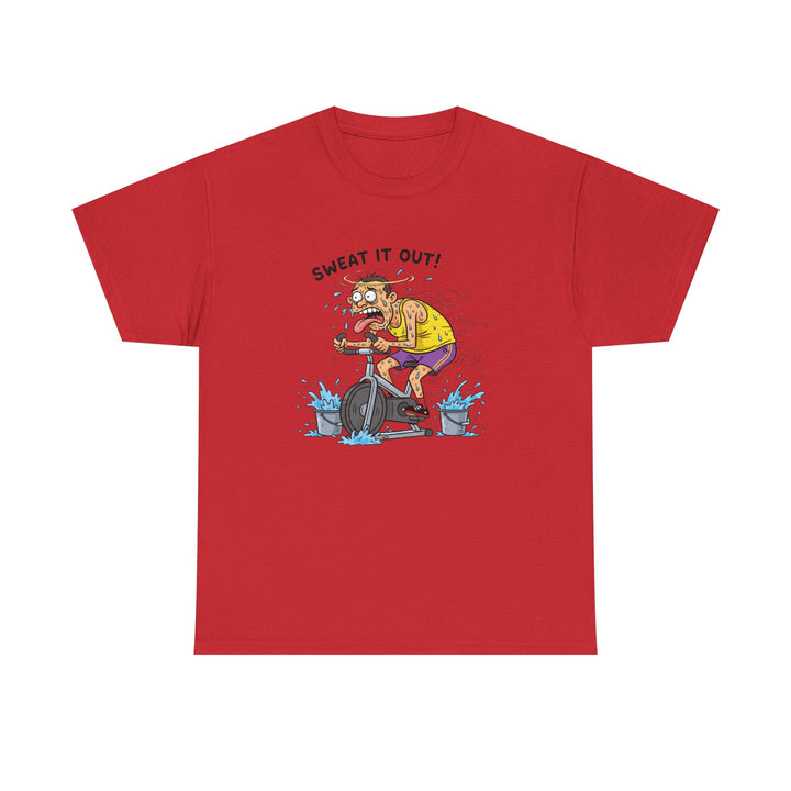 Stay laughing while cycling with the Funny Spin Bike T-Shirt. Comfortable cotton with a witty design, ideal for spin sessions and gym workouts.