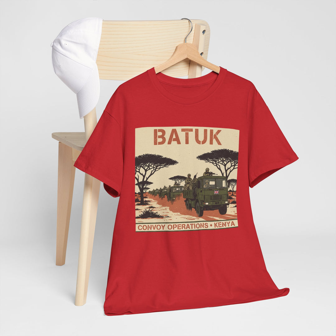 BATUK Convoy Operations Tee — Kenya Vintage Military Travel Graphic T‑Shirt