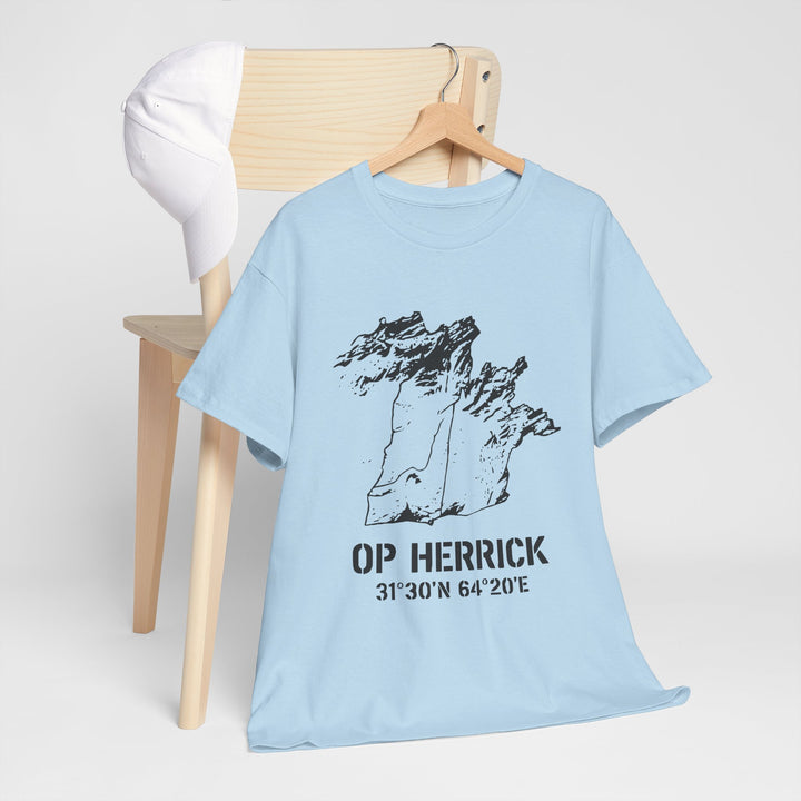 Op Herrick Lashkar Gah Coordinates T-Shirt - Helmand Province Military Graphic Tee