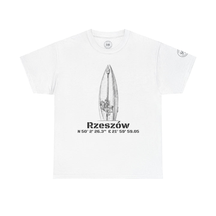 Rzeszów Coordinates T‑Shirt — City Landmark  Sketch Tee
